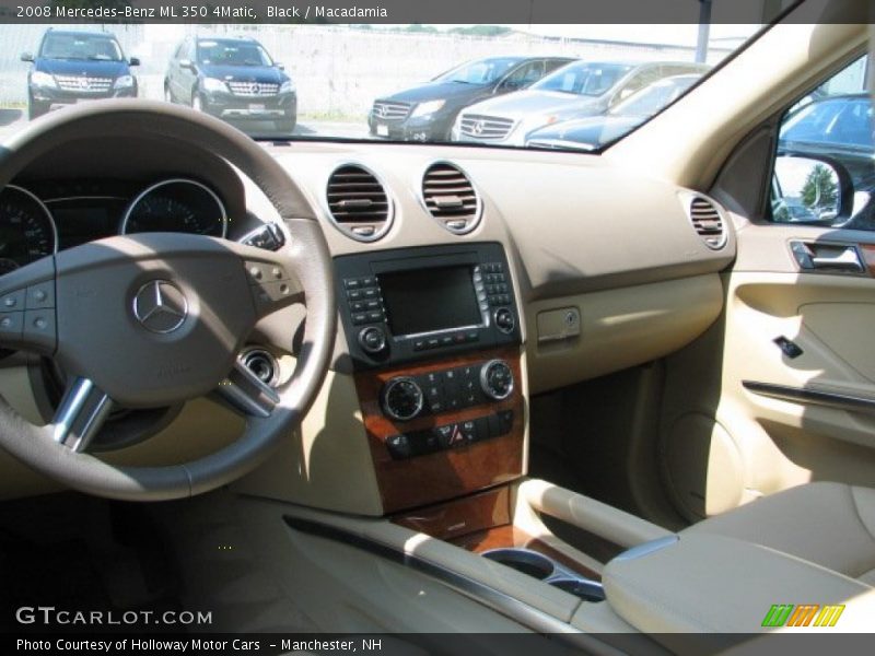 Black / Macadamia 2008 Mercedes-Benz ML 350 4Matic