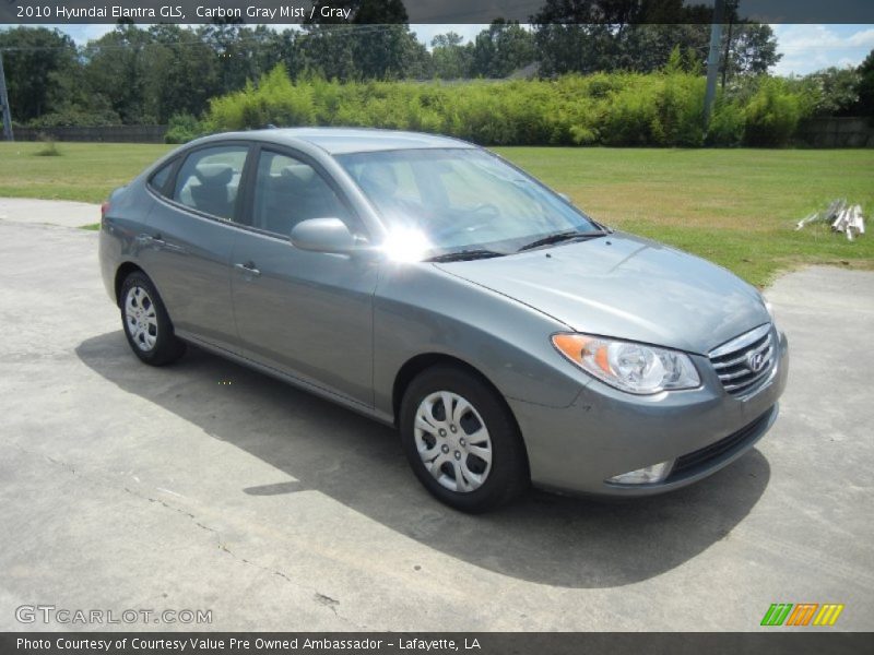Carbon Gray Mist / Gray 2010 Hyundai Elantra GLS