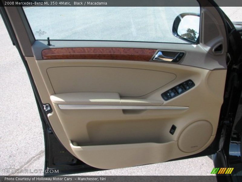 Black / Macadamia 2008 Mercedes-Benz ML 350 4Matic