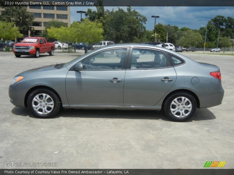 Carbon Gray Mist / Gray 2010 Hyundai Elantra GLS