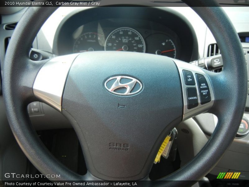 Carbon Gray Mist / Gray 2010 Hyundai Elantra GLS
