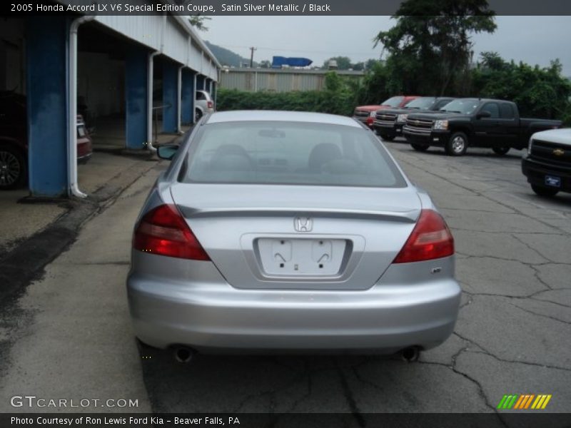 Satin Silver Metallic / Black 2005 Honda Accord LX V6 Special Edition Coupe