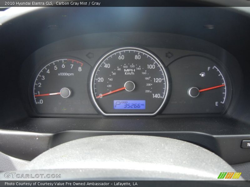 Carbon Gray Mist / Gray 2010 Hyundai Elantra GLS