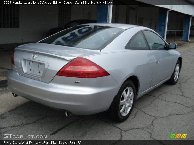 Satin Silver Metallic / Black 2005 Honda Accord LX V6 Special Edition Coupe