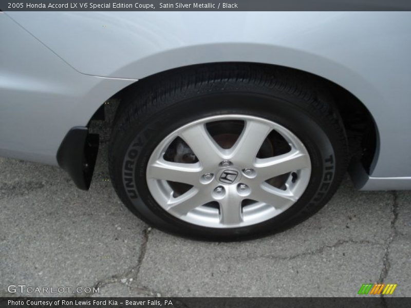 Satin Silver Metallic / Black 2005 Honda Accord LX V6 Special Edition Coupe