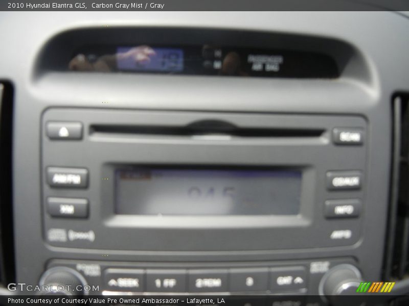 Carbon Gray Mist / Gray 2010 Hyundai Elantra GLS