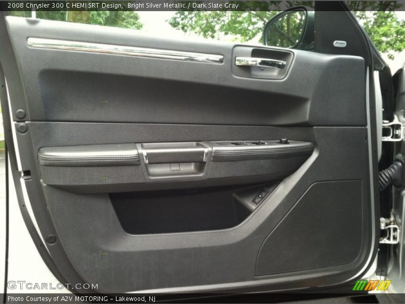 Bright Silver Metallic / Dark Slate Gray 2008 Chrysler 300 C HEMI SRT Design