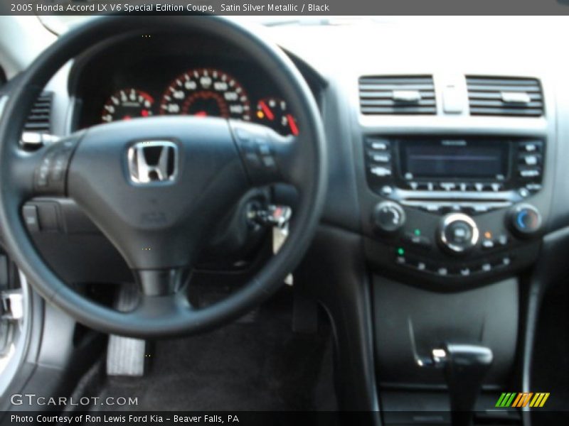 Satin Silver Metallic / Black 2005 Honda Accord LX V6 Special Edition Coupe