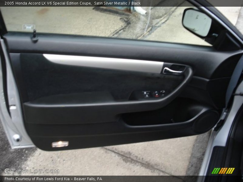 Satin Silver Metallic / Black 2005 Honda Accord LX V6 Special Edition Coupe