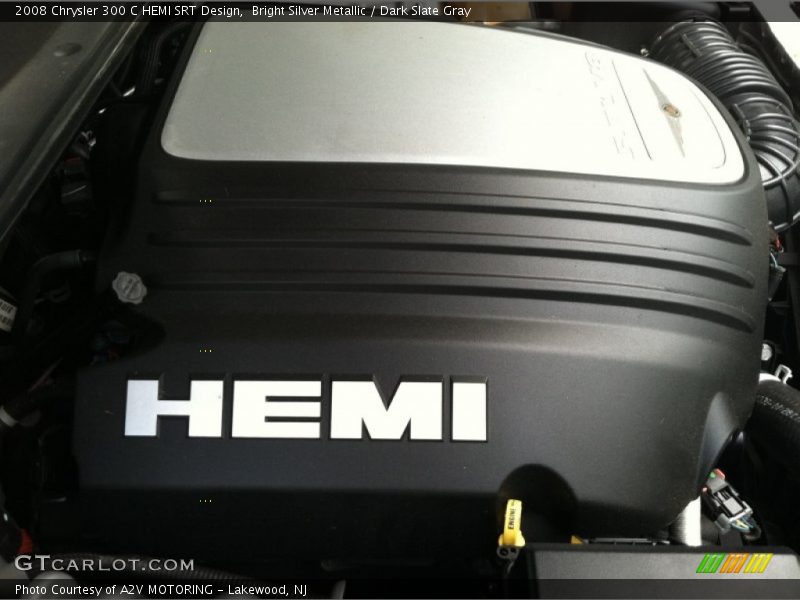 Bright Silver Metallic / Dark Slate Gray 2008 Chrysler 300 C HEMI SRT Design