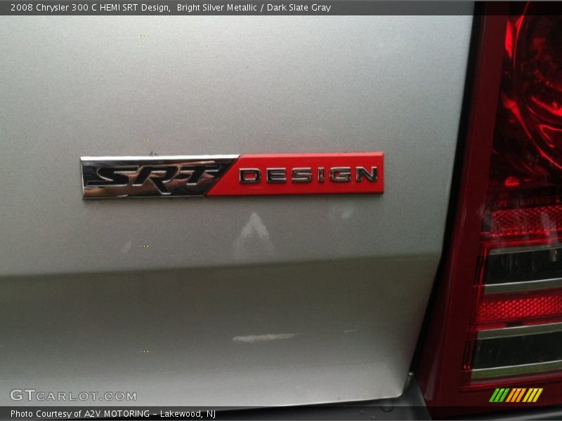 Bright Silver Metallic / Dark Slate Gray 2008 Chrysler 300 C HEMI SRT Design