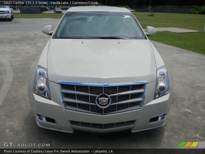 Vanilla Latte / Cashmere/Cocoa 2010 Cadillac CTS 3.6 Sedan
