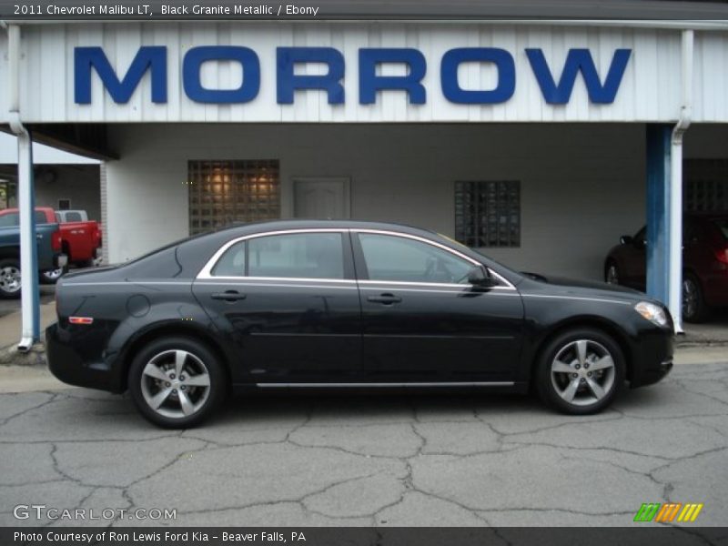 Black Granite Metallic / Ebony 2011 Chevrolet Malibu LT