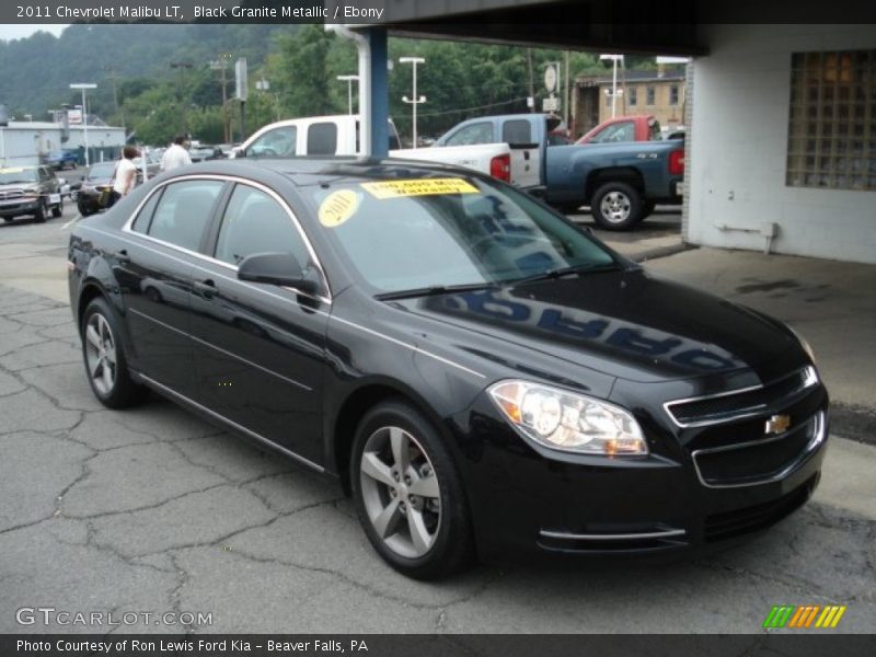 Black Granite Metallic / Ebony 2011 Chevrolet Malibu LT