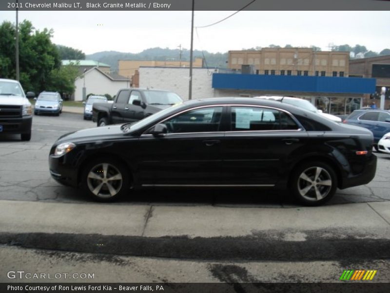 Black Granite Metallic / Ebony 2011 Chevrolet Malibu LT