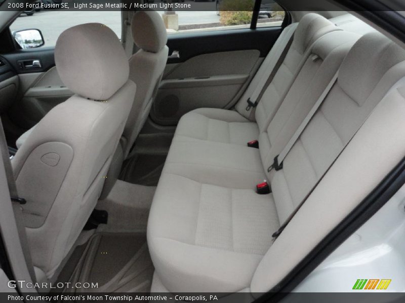 Light Sage Metallic / Medium Light Stone 2008 Ford Fusion SE