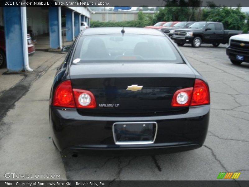 Black Granite Metallic / Ebony 2011 Chevrolet Malibu LT