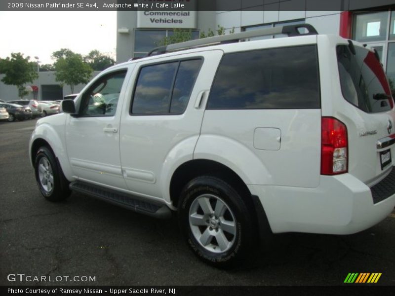 Avalanche White / Cafe Latte 2008 Nissan Pathfinder SE 4x4