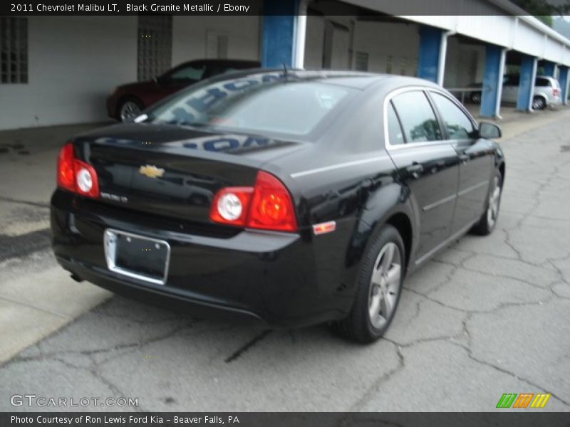 Black Granite Metallic / Ebony 2011 Chevrolet Malibu LT