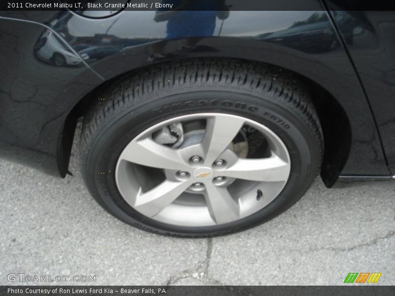 Black Granite Metallic / Ebony 2011 Chevrolet Malibu LT