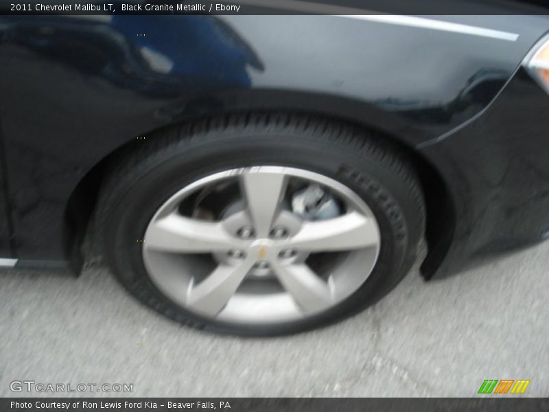 Black Granite Metallic / Ebony 2011 Chevrolet Malibu LT