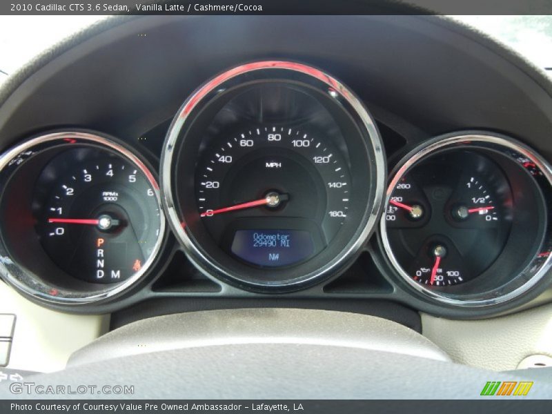 Vanilla Latte / Cashmere/Cocoa 2010 Cadillac CTS 3.6 Sedan