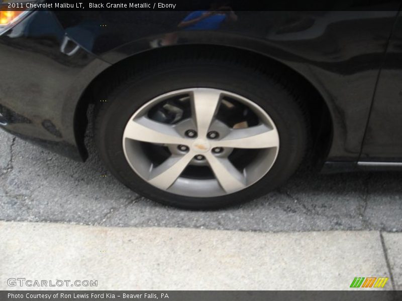 Black Granite Metallic / Ebony 2011 Chevrolet Malibu LT