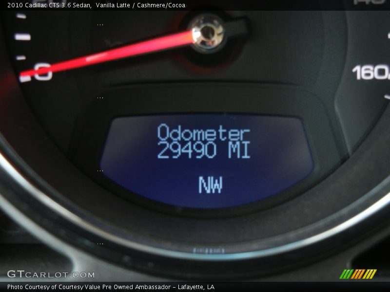 Vanilla Latte / Cashmere/Cocoa 2010 Cadillac CTS 3.6 Sedan