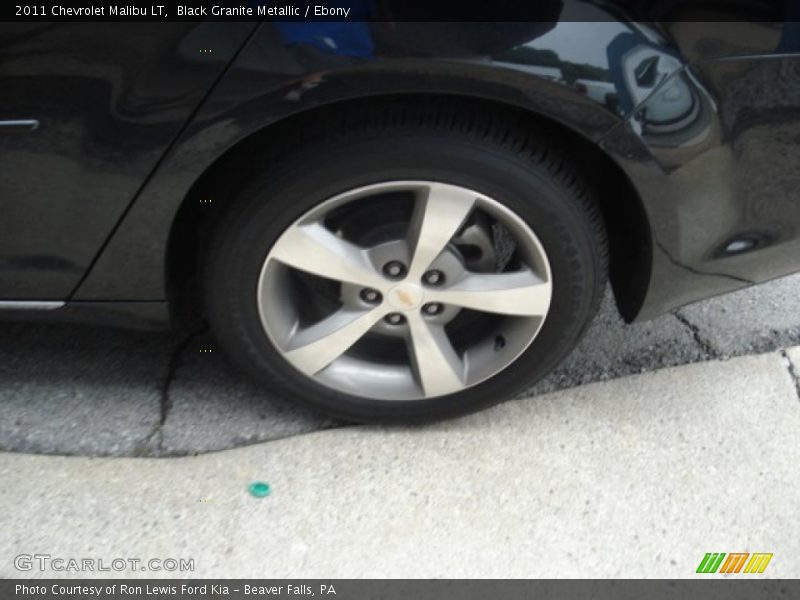 Black Granite Metallic / Ebony 2011 Chevrolet Malibu LT