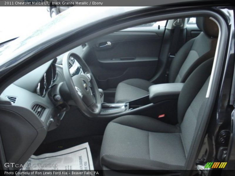Black Granite Metallic / Ebony 2011 Chevrolet Malibu LT