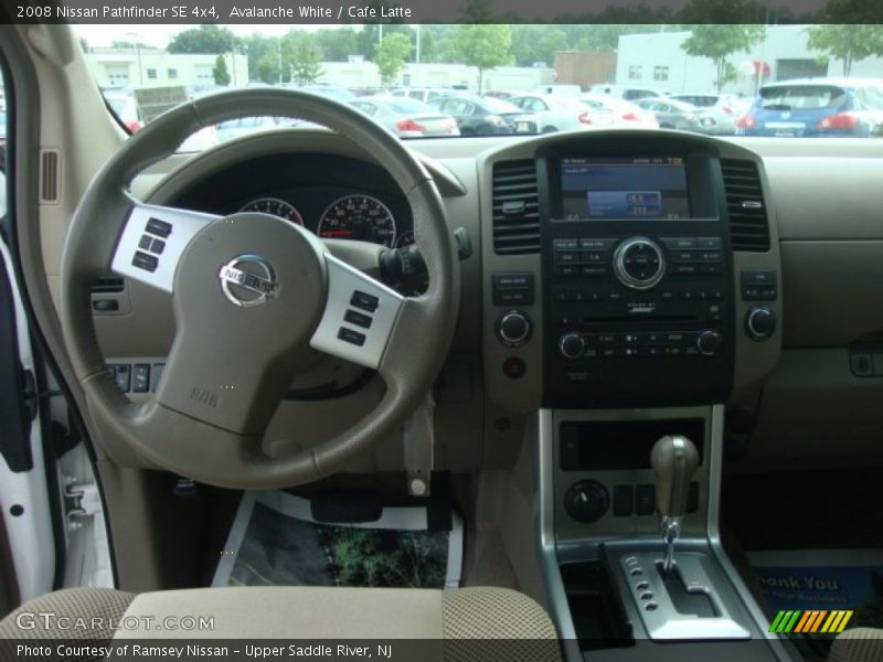 Avalanche White / Cafe Latte 2008 Nissan Pathfinder SE 4x4