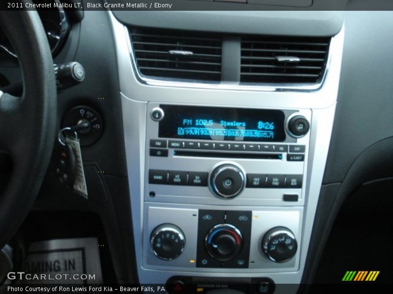 Black Granite Metallic / Ebony 2011 Chevrolet Malibu LT