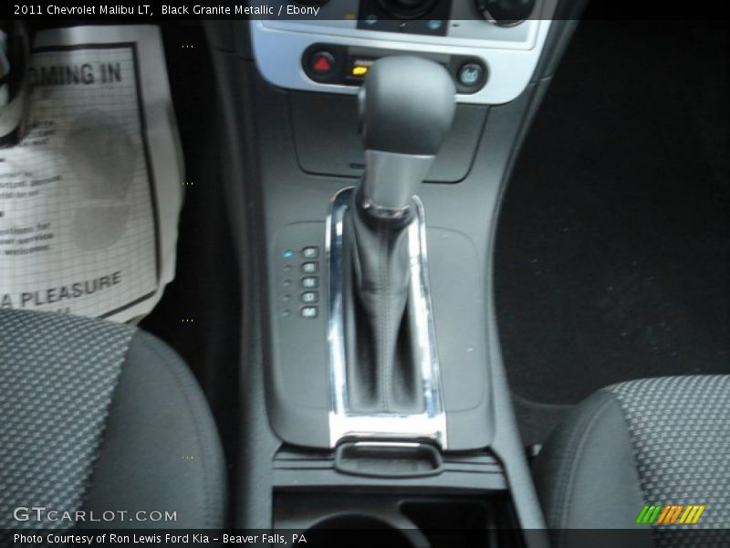 Black Granite Metallic / Ebony 2011 Chevrolet Malibu LT