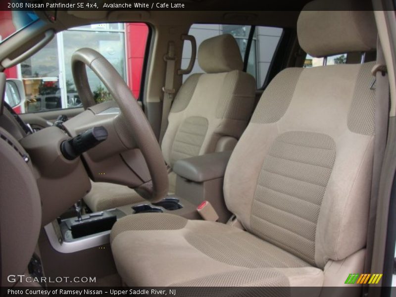 Avalanche White / Cafe Latte 2008 Nissan Pathfinder SE 4x4