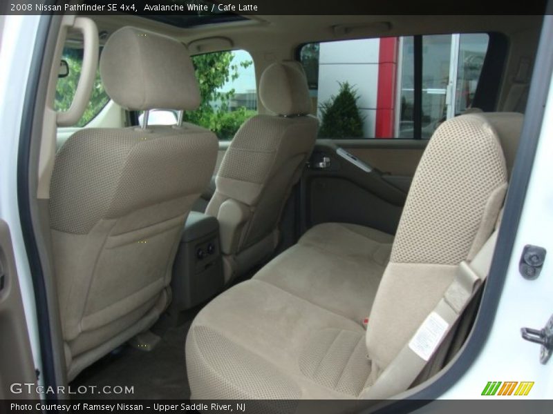 Avalanche White / Cafe Latte 2008 Nissan Pathfinder SE 4x4