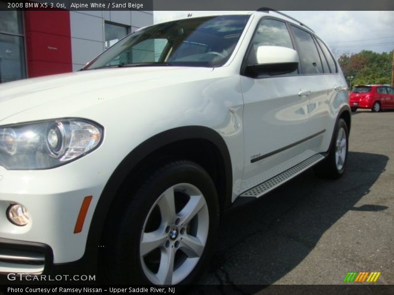 Alpine White / Sand Beige 2008 BMW X5 3.0si