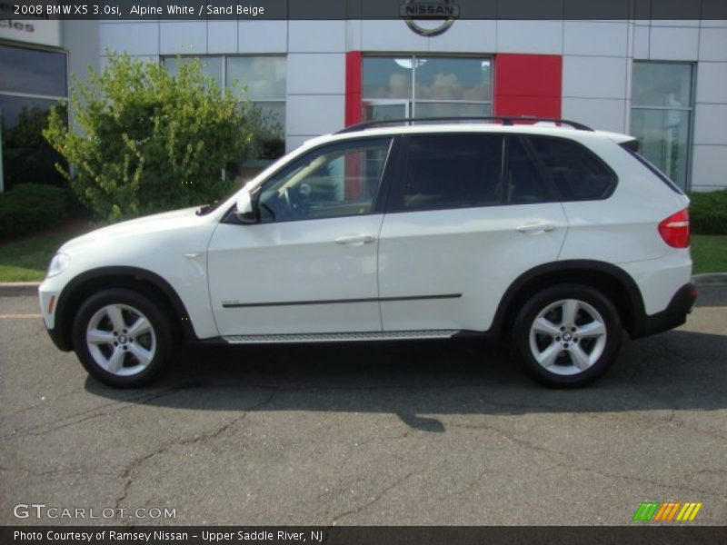 Alpine White / Sand Beige 2008 BMW X5 3.0si