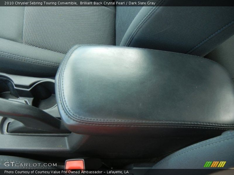 Brilliant Black Crystal Pearl / Dark Slate Gray 2010 Chrysler Sebring Touring Convertible