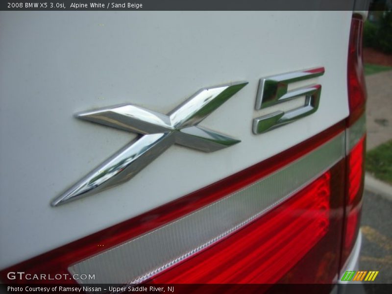 Alpine White / Sand Beige 2008 BMW X5 3.0si