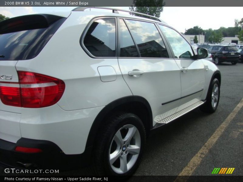 Alpine White / Sand Beige 2008 BMW X5 3.0si