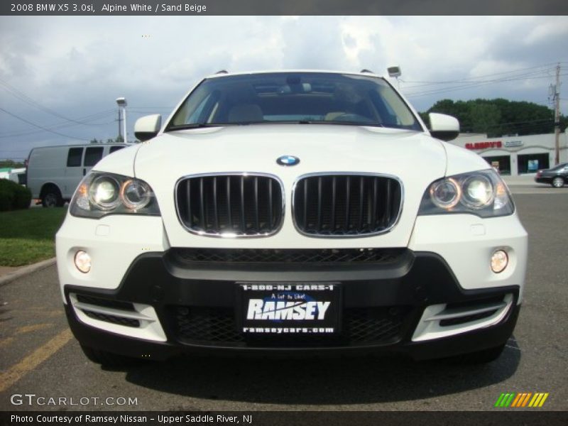 Alpine White / Sand Beige 2008 BMW X5 3.0si