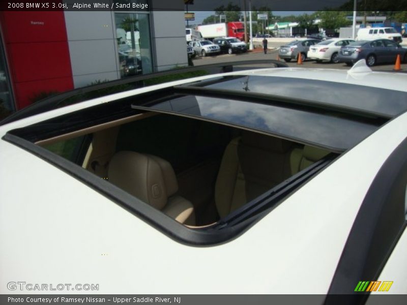 Alpine White / Sand Beige 2008 BMW X5 3.0si