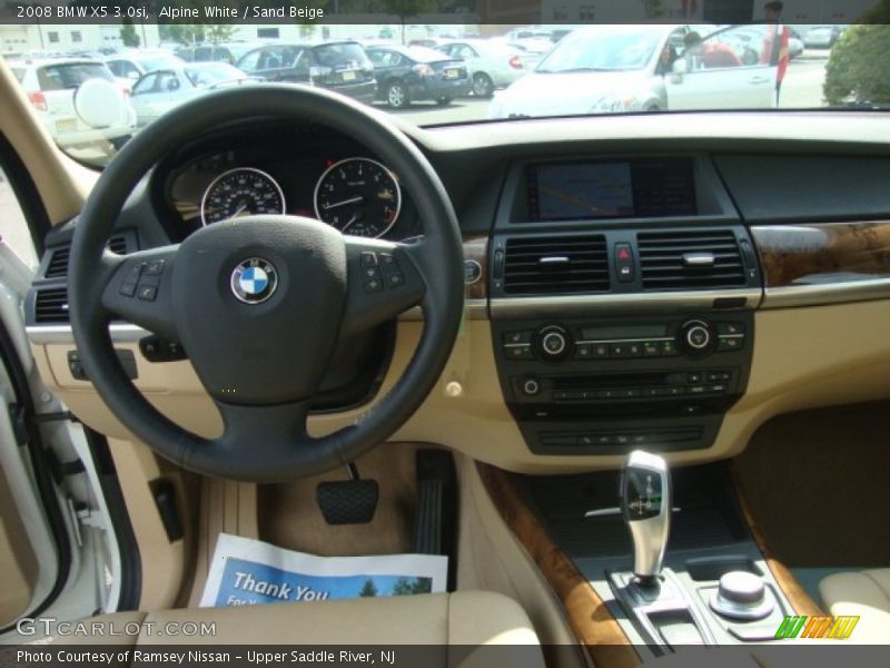 Alpine White / Sand Beige 2008 BMW X5 3.0si