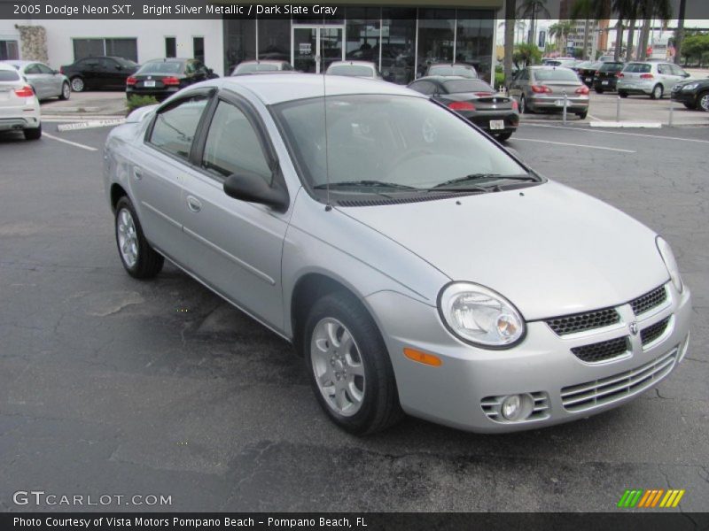 Bright Silver Metallic / Dark Slate Gray 2005 Dodge Neon SXT