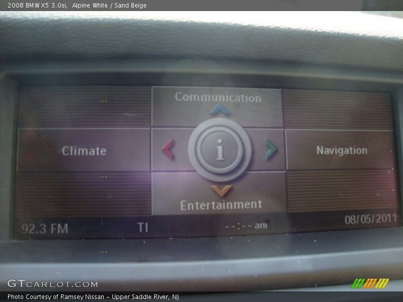 Alpine White / Sand Beige 2008 BMW X5 3.0si
