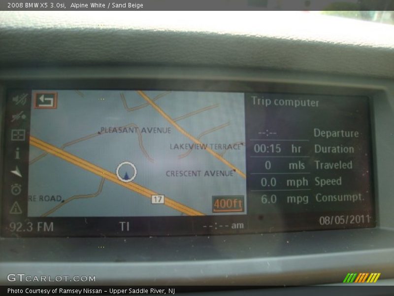 Alpine White / Sand Beige 2008 BMW X5 3.0si