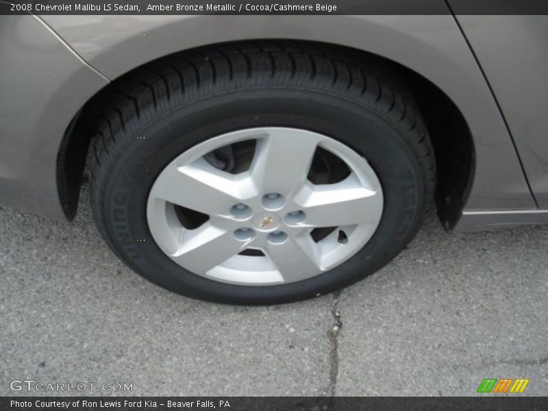 Amber Bronze Metallic / Cocoa/Cashmere Beige 2008 Chevrolet Malibu LS Sedan