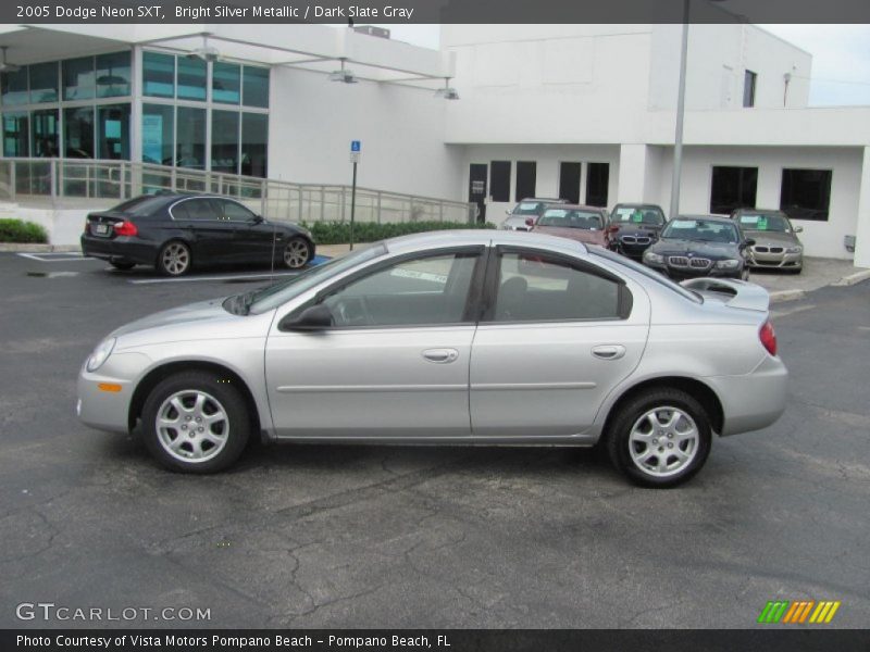 Bright Silver Metallic / Dark Slate Gray 2005 Dodge Neon SXT