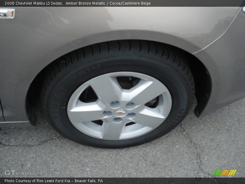 Amber Bronze Metallic / Cocoa/Cashmere Beige 2008 Chevrolet Malibu LS Sedan