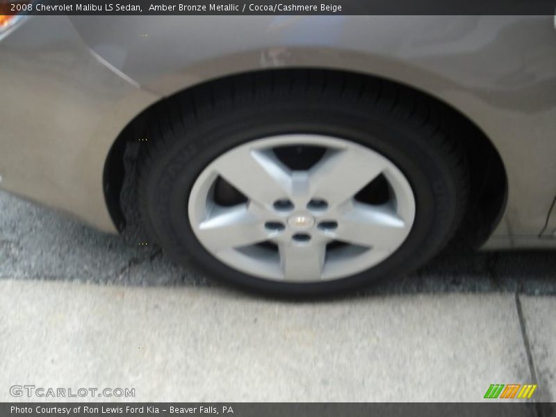 Amber Bronze Metallic / Cocoa/Cashmere Beige 2008 Chevrolet Malibu LS Sedan
